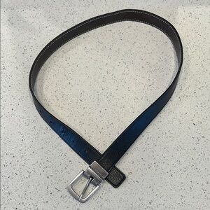 Kids Black Leather Belt reversible brown to black size xl in kids